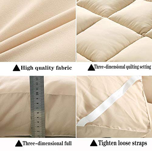 YAHAO Colchon Tatami Japones Suelo Plegable Espesar Colchón Acolchado Colchón Espuma De Memoria Respirable Colchón De Futón Víveres Estera para Dormir Tatami De Piso,Grey-120 * 200cm
