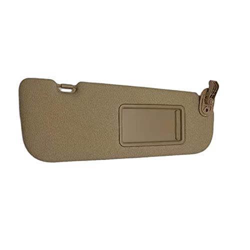 YANGJUAN Visera Solar Coche Sun Visor con Espejo Cosmético Interior Sombrilla Pad Pad Apta para Hyundai Elantra MD Avante MD 2011 2012 Accesorios Interiores del Coche de la Visera del s
