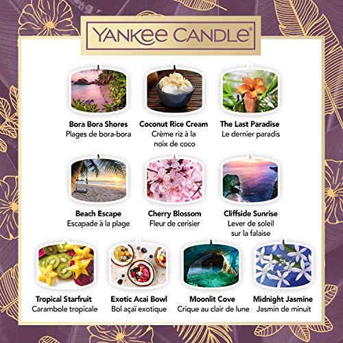 YANKEE CANDLE Vela, Cera, Varios, 10 Tea Lights + 1 Holder