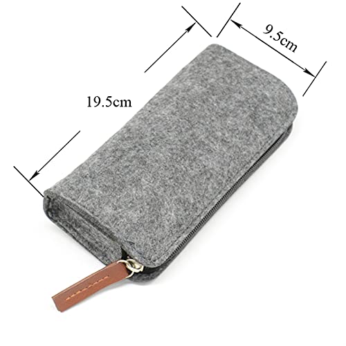YAOLUU Bolso de lápiz Caja de lápices de Fieltro MÁS Alto PÁMEN MAQUILLO TRUSSE Papelería Linda Pluma Estuche ​Lápiz Bolsa (Color : C)