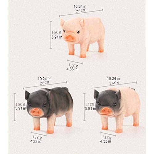 YAOLUU Huchas Originales Hucha Simulación Resina Cerdo Hucha Craft Ahorro Linda Pot Banco de Moneda for los niños cumpleaños de los niños Regalos Divertidos (Color : C)