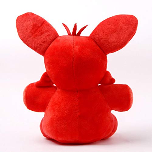 Yasdf 2 Unids / Lote FNAF Freddy Fazbear Bear & Fox Foxy Plush Toys 25Cm, Freddy Bear & Foxy Plush Five Nights At Freddy'S Stuffed Toys Doll para Niños