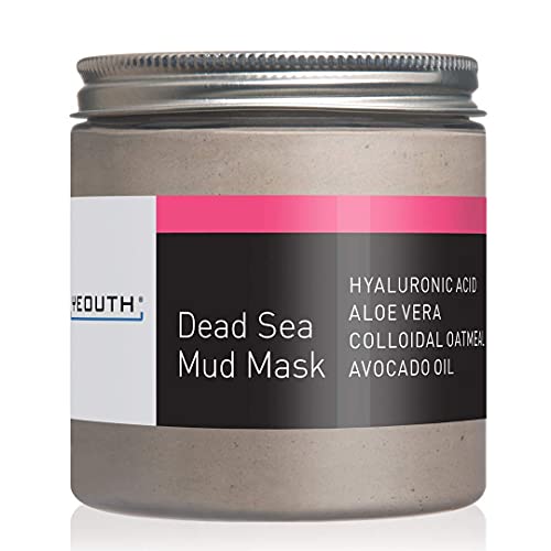 YEOUTH Mascarilla de barro del Mar Muerto con ácido hialurónico, aloe y aguacate, rejuvenece 8 oz