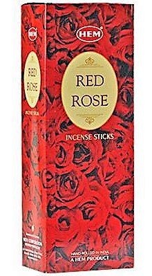 YesMandala Incienso Hem -Red Rose- 6 Cajas de 20 Varillas