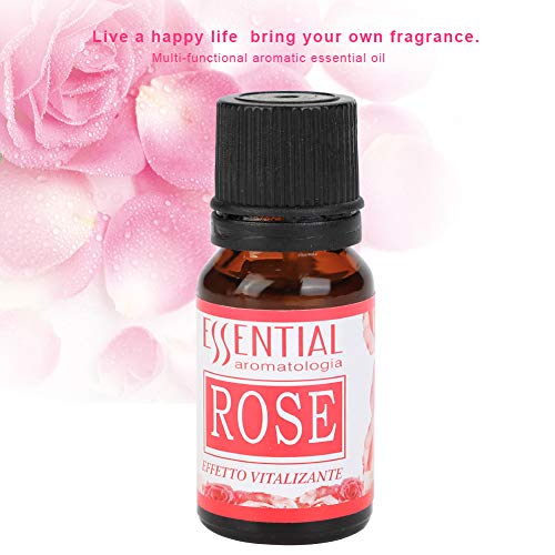 Yinhing Aceite Esencial De Plantas Naturales para Humidificador, Aceite Aromático para Difusor, Aceite Esencial Fragante para Aliviar La Fatiga Y Mejorar El Sueño, Aceite Esencial De Fragancia (Rosa)