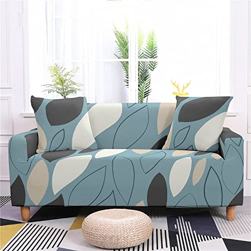 YJNH Funda de sofá Flexible con Todo Incluido, Funda para Muebles, Estampado de Plantas Tropicales, Funda para sofá de Esquina en Forma de L, Funda para sofá, A3, 1 Plaza