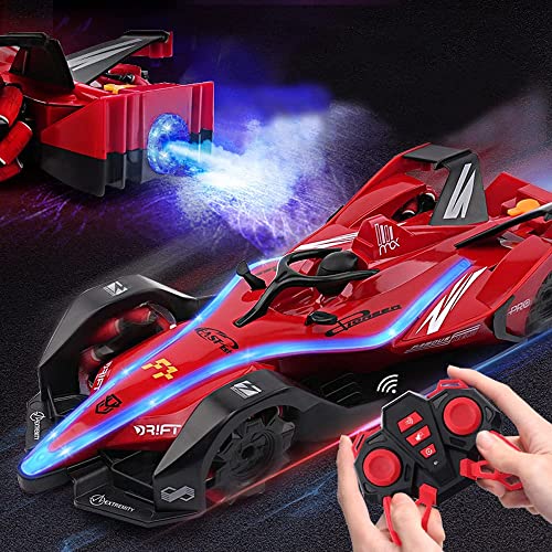 YLPCK Escala 1:14 eléctrica RC Stunt Car 4WD Rock Crawler Drift Mist Spray Coche Control Remoto Juguetes Máquina En Radio Control