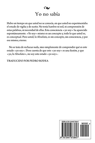 Yo no sabia