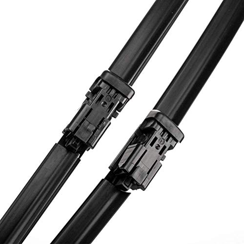 YOUYOUNX Escobillas de limpiaparabrisas, FOR, Ford Ka Fit Push Button Arms 2011 2012 2013 (Tamaño: Solo limpiaparabrisas Delanteros) -Front_Wipers_Only