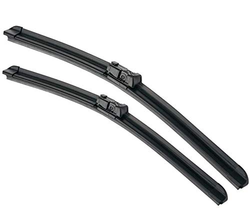YOUYOUNX Escobillas de limpiaparabrisas, FOR, Ford Ka Fit Push Button Arms 2011 2012 2013 (Tamaño: Solo limpiaparabrisas Delanteros) -Front_Wipers_Only