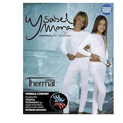 YSABEL MORA - Pantalon Termal NIÑOS niñas Color: Negro Talla: 14