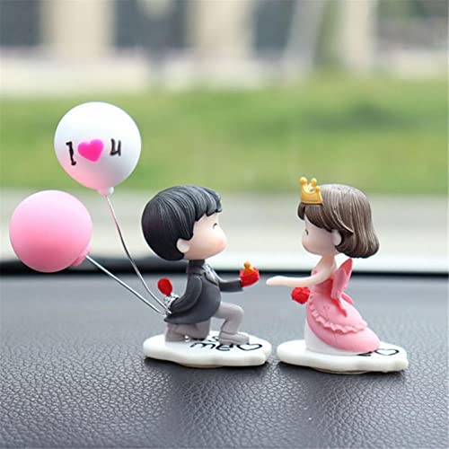 YTTS Accesorios Interiores Pareja decoración del hogar Encantador Perfume Clip decoración Coche ventilación estatuas Coche Adornos miniaturas