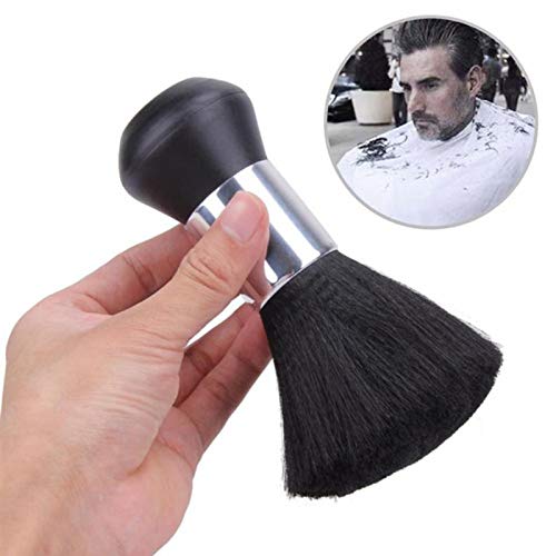 YUEMING Brocha de Peluquería, Cepillos Cuello Barbero, Plumero Pelo Peluqueria Corte Estilista para Brocha de Peluquería Salón Peluquero Eliminar los Residuos del Cabello