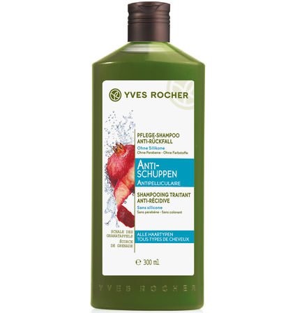 Yves Rocher - Champú anticaspa (300 ml): elimina el pelo y el cuero cabelludo de la caspa con fuerza de las plantas.