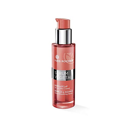 Yves Rocher Sérum alisador intensivo Sérum facial antiarrugas de Sérum Végétal, 1 bote de bomba de 30 ml