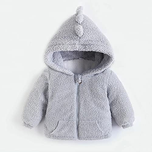 YWLINK Chaqueta De Felpa Con Capucha Para Niñas,Abrigo Con Cremallera Bebe ReciéN Nacidos NiñA Sudadera Con Capucha De Color Sólido Abrigo CáLido Chaqueta De OtoñO E Invierno Ropa De AlgodóN