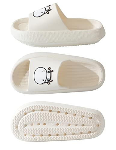 YYMY Zapatos Playa Piscina para Zapatos debaño Verano,Cómodas de Usar Zapatillas de Interior en Verano, Sandalias Antideslizantes para bañarse en el baño del hogar,Negro,40-41