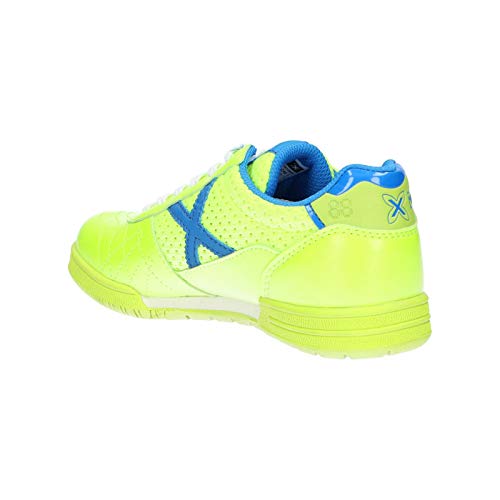 Zapatilla Munich Niño G-3 Kid Lima/Azul CORDÓN Nº38