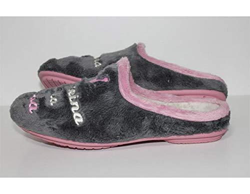 Zapatillas casa Mujer Originales cómodas y Suaves Hechas en España - Reina de la casa (Numeric_40)
