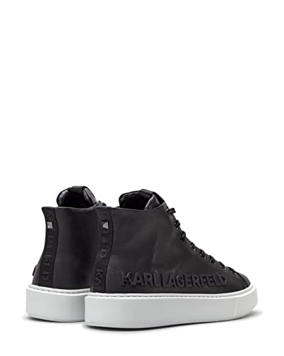 Zapatos Hombres Sneakers KARL LAGERFELD KL52255 000 Black Cuero Negro