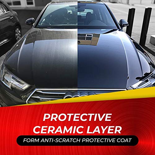 ZHive 250ml ReparacióN RáPida ArañAzos Nano Spray de EliminacióN de ArañAzos de Coche con PañO MáGico Nano para Coches