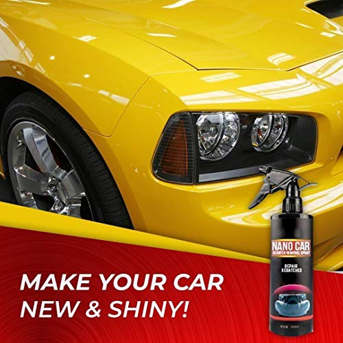 ZHive 250ml ReparacióN RáPida ArañAzos Nano Spray de EliminacióN de ArañAzos de Coche con PañO MáGico Nano para Coches