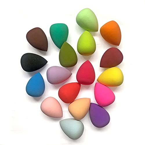 ZHXANDZYX Esponja de maquillaje Puff belleza Blender Esponja Venta al por mayor Imagic Cosmético para la Fundación Belleza Cosmética Maquillaje Esponja Puff 10pcs 10 piezas al azar