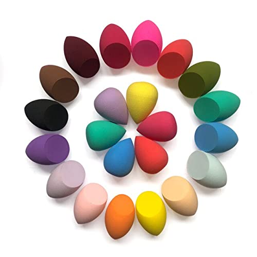 ZHXANDZYX Esponja de maquillaje Puff belleza Blender Esponja Venta al por mayor Imagic Cosmético para la Fundación Belleza Cosmética Maquillaje Esponja Puff 10pcs 10 piezas al azar
