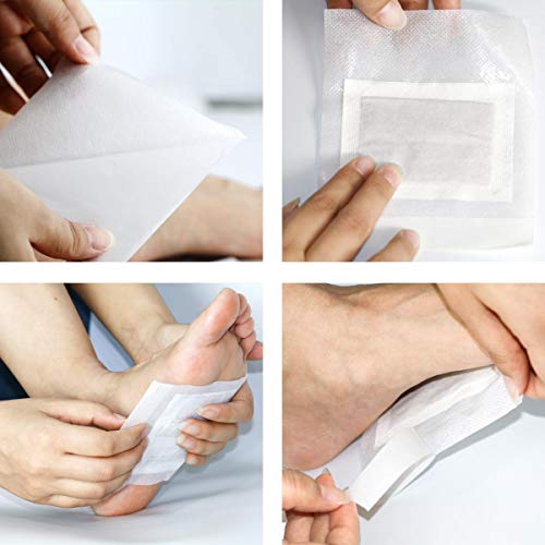 ZITFRI 100PCS Parches Desintoxicantes Para Pies Parches Detox Para Pies Parches Para Pies 100% Natural Parche de Desintoxicación Pies Alivia Dolor Mejora Sueño Elimina Toxina Cuerpo Cuidado de Salud
