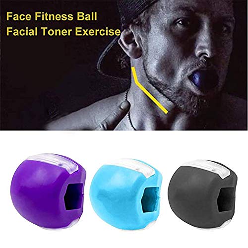 ZKZK Ejercitador de músculos faciales: Estiramiento Facial, definición de la línea de la mandíbula y tónico Facial para Hombres y Mujeres con papada y Cara Delgada