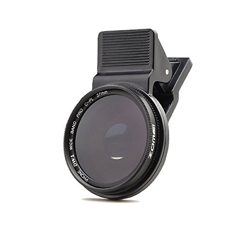 ZoMei Flycoo CPL Lentes para móviles Lente de polarización Circular Profesional de Clip de 37 mm para iPhone 6s Plus 7 Teléfono móvil para Smartphones Samsung Galaxy S8