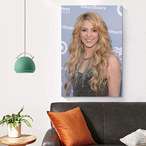 ZRRTTG Lienzo Y Arte De Pared Póster 60X90Cm Shakira Singer Dancer Sala De Estar Decorativa Dormitorio Pintura Pared Y Estampados Cuadros Sin Marco