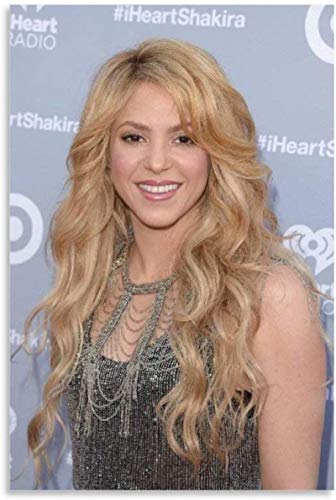 ZRRTTG Lienzo Y Arte De Pared Póster 60X90Cm Shakira Singer Dancer Sala De Estar Decorativa Dormitorio Pintura Pared Y Estampados Cuadros Sin Marco