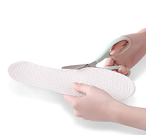 10 pares de plantillas desechables transpirables para zapatos ultra delgados, almohadillas absorbentes del sudor para mujeres y hombres (26 cm)