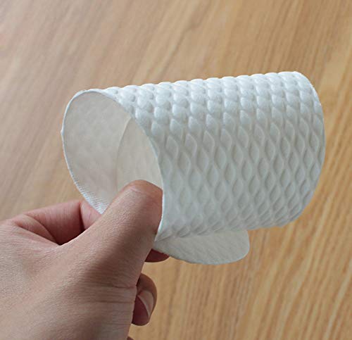 10 pares de plantillas desechables transpirables para zapatos ultra delgados, almohadillas absorbentes del sudor para mujeres y hombres (26 cm)