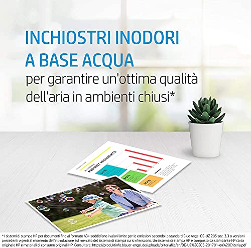 2 cartuchos de tinta negro y 1 tricolor HP para impresoras HP Deskjet 3720.