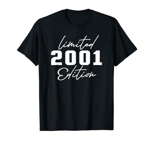 21st Cumpleaños, Limited 2001 Edition, Masculino Femenino, 21 Años Camiseta