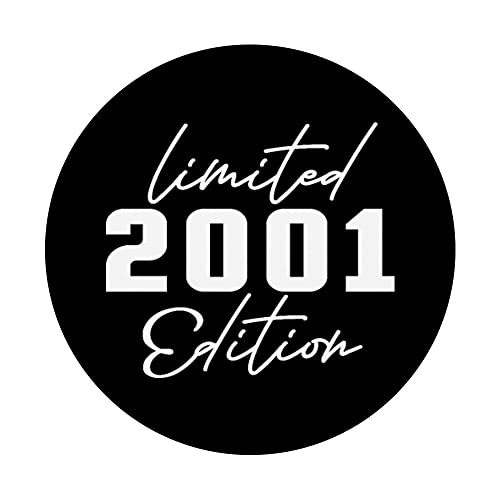 21st Cumpleaños, Limited 2001 Edition, Masculino Femenino, 21 Años PopSockets PopGrip Intercambiable