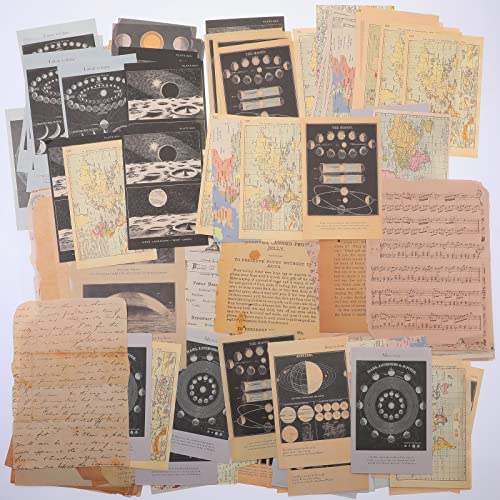 220 Hojas Suministros de Diario de Papel de Álbum de Recortes Suministros de Revistas Basura Decoración de Habitación Vintage Arte de Pared Estética Álbum Cottagecore Marcos de Fotos