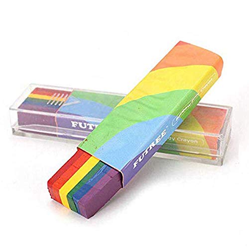 2*Cepillo de Arcoiris, Pinturas Faciales y Corporales para Gays y Lesbianas, Ideal para Fiesta Disfraces Desfiles Festivales-Maquillaje Fácil Tamano de Bolsillo Cepillo Fácil