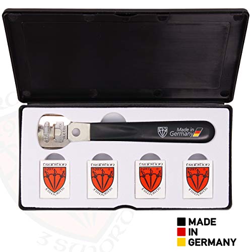 3 Swords Germany - Cortacallos para pedicura, 40 hojas de recambio, podología - Made in Solingen/Germany (7506)
