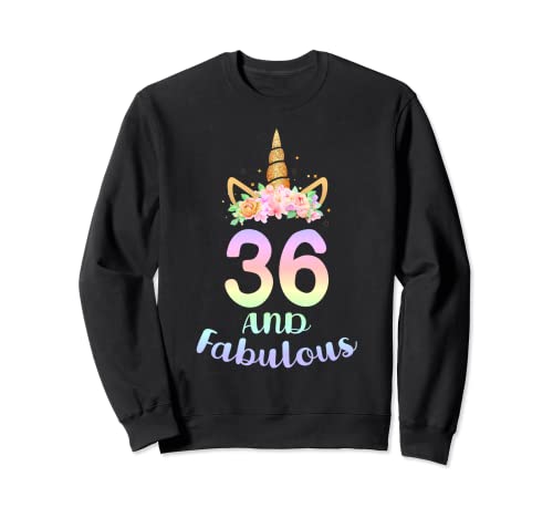36 y fabuloso regalo de 36 años de edad 36 años de edad Sudadera