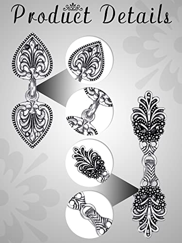 5 Clips de Suéter Tipo Cárdigan Clips de Chal Capa de Plata Cierres de Capa Suéter Vintage Pin de Chal de Cuello Broches de Capa Retro Alfileres de Mantón para Mujer (Estilo Encantador)