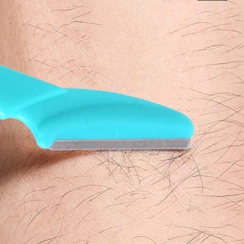 6 Piezas de Maquinillas de Afeitar Cejas, Maquinillas de Afeitar de Cejas de Seguridad Traje, de Afeitar de Precisión Facial Cejas, Portátil Facial Eyebrow Trimmer Herramienta, Adecuado para Damasr