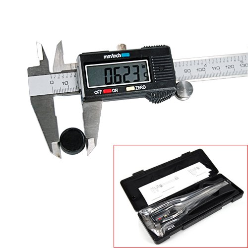 Accessotech 15,24 cm Calibre Vernier Digital micrómetro electrónico medición 150 mm Profundidad