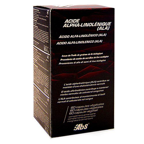 ÁCIDO ALFA-LINOLÉNICO (ALA) * 1000 mg / 60 cápsulas vegetales * Regulación de la colesterolemia y del sistema circulatorio * Garantía de satisfacción o reembolso * Fabricado en Francia