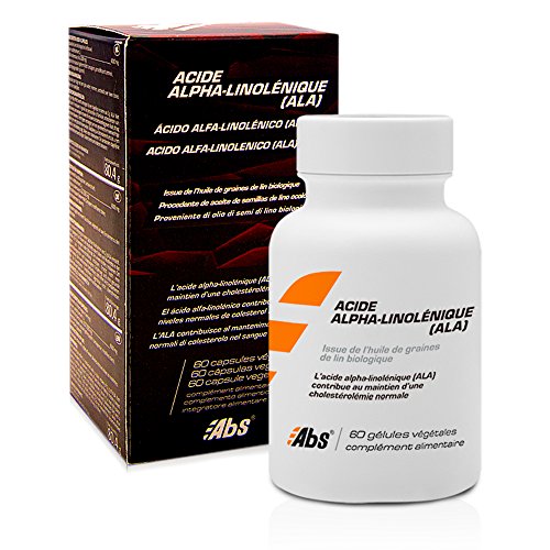 ÁCIDO ALFA-LINOLÉNICO (ALA) * 1000 mg / 60 cápsulas vegetales * Regulación de la colesterolemia y del sistema circulatorio * Garantía de satisfacción o reembolso * Fabricado en Francia