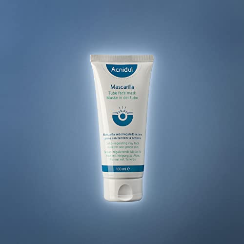 ACNIDUL | Mascarilla facial de arcilla verde con caléndula | Anti acne , espinillas y puntos negros | 100 ml |