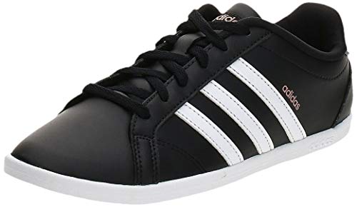 adidas Coneo Qt, Zapatillas Mujer, Negro (Core Black/Footwear White/Vapour Grey Metallic 0), 36 EU