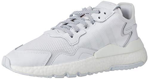 adidas Nite Jogger, Zapatillas de Running de Carreras Hombre, Footwear White Footwear White Footwear White, 42 EU